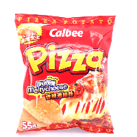 YOYO.casa 大柔屋 - CALBEE Spicy Pizza Favoured Potato Chips ,50g 