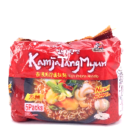 YOYO.casa 大柔屋 - Nongshim Kamja Tang Myun Potato Pork Flavor,5*120g 