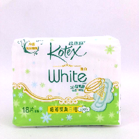 YOYO.casa 大柔屋 - Kotex White Pads Ultrathin Wing 23cm,18s 