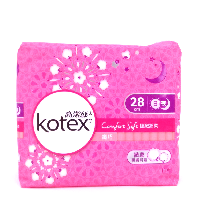 YOYO.casa 大柔屋 - Kotex Comfort Soft Sanitary Napkins Slim 28cm,11s*28cm 