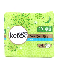 YOYO.casa 大柔屋 - KOTEX herbal soft sanitary napkin 28cm,12s*28cm 