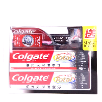 YOYO.casa 大柔屋 - Colgate Antibacterial and Fluoride Toothpaste Charcoal Deep Clean,2*150g 