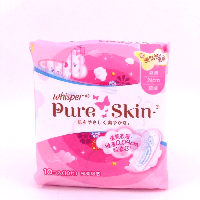 YOYO.casa 大柔屋 - Whisper Pure Skin Sanitary Napkin,24cm*10s YOYO.casa 大柔屋 - Whisper Pure Skin Sanitary Napkin,24cm*10s