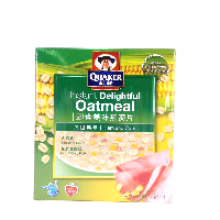 YOYO.casa 大柔屋 - Quaker Instant Delightful Oatmeal Ham and Corn,245g YOYO.casa 大柔屋 - Quaker Instant Delightful Oatmeal Ham and Corn,245g