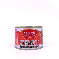 YOYO.casa 大柔屋 - Sky Dragon Spiced Pork Cubes,142g 