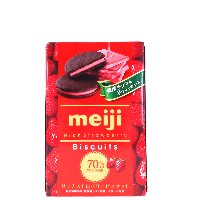 YOYO.casa 大柔屋 - Meiji Rich Strawberry Biscuits,96g 