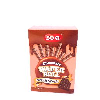 YOYO.casa 大柔屋 - SOQ Chocolate Wafer Roll,135g YOYO.casa 大柔屋 - SOQ Chocolate Wafer Roll,135g