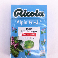 YOYO.casa 大柔屋 - Ricola Alpin Fresh Swiss Herb Lozenges,45g 