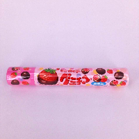 YOYO.casa 大柔屋 - 明治筒裝朱古力草莓橡皮糖,96g 