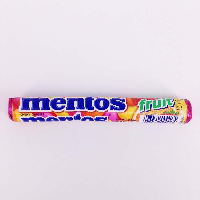 YOYO.casa 大柔屋 - Mentos chewy strawberry orange and lemon flavoured dragees,37.5g 