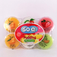 YOYO.casa 大柔屋 - SOQ Assorted Nata De Coco Fruit Flavour Pudding ,100g*6 
