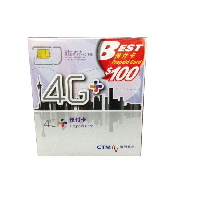 YOYO.casa 大柔屋 - CTM Best4G預付卡SIM卡  100,4g 