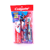 YOYO.casa 大柔屋 - Colgate Spiderman Toothpaste And Toothbrush Children Pack, 