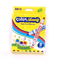 YOYO.casa 大柔屋 - AMOS Color Stamps Kids Deco Marker,8s YOYO.casa 大柔屋 - AMOS Color Stamps Kids Deco Marker,8s