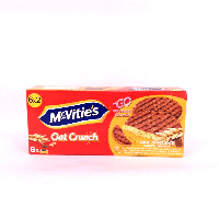 YOYO.casa 大柔屋 - Mcvities Oat Crunch Milk Chocolate Oatmeal Biscuits,37.5g*6s 
