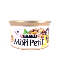 YOYO.casa 大柔屋 - PURINA MonPetit Wet Cat Food Grilled Chicken With Cheddar Cheese,85g 