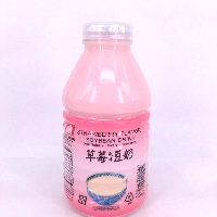 YOYO.casa 大柔屋 - Egg Soyabean Drink Strawberry Flavoured,330ml 