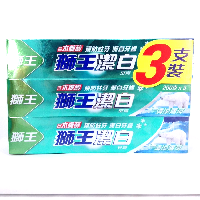 YOYO.casa 大柔屋 - Lion Toothpaste Fresh White,200g*3s 