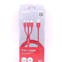 YOYO.casa 大柔屋 - 3in1 Cable Lightning Type-C Micro USB,1.2m YOYO.casa 大柔屋 - 3in1 Cable Lightning Type-C Micro USB,1.2m