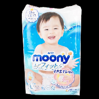 YOYO.casa 大柔屋 - MOONY Diaper L,L*54s <BR>L 9-14kg YOYO.casa 大柔屋 - MOONY Diaper L,L*54s <BR>L 9-14kg