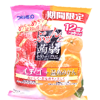YOYO.casa 大柔屋 - Orihiro Jelly Orange Strawberry Flavour,240g 
