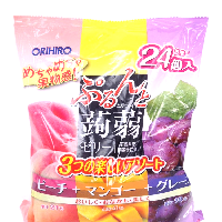YOYO.casa 大柔屋 - Orihiro Jelly Grape Peach Mango Flavoured,480g 