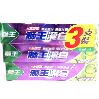 YOYO.casa 大柔屋 - LION Fresh White Toothpaste Green Apple Mint Flavoured,200g*3s 