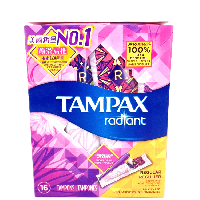 YOYO.casa 大柔屋 - Tampax Radiant Plastic Both Tubes,16s 