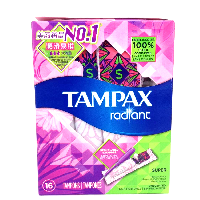 YOYO.casa 大柔屋 - Tampax Radiant Plastic Both Tubes,16s 