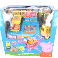 YOYO.casa 大柔屋 - PEPPA PIG MIni Cashier Shopping Cart, 