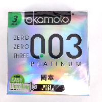 YOYO.casa 大柔屋 - Okamoto 0.03 Platinum Safe Condoms,3S 
