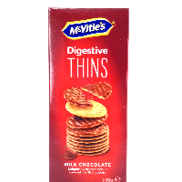 YOYO.casa 大柔屋 - McVities Digestive Thins  Chocolate And Milk Biscuit,100g 