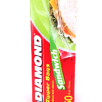 YOYO.casa 大柔屋 - Diamond Zipper Bags Sandwich,50個 