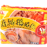 YOYO.casa 大柔屋 - 味王 麻油雞湯麵五包入,90g*5s 