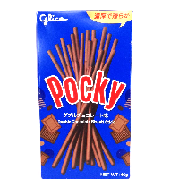 YOYO.casa 大柔屋 - Glico pocky double chocolate biscuit sticks,46g 