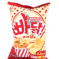 YOYO.casa 大柔屋 - HAITAI BBADACK Crispy Chicken Flavoured Snack,60g 