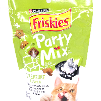 YOYO.casa 大柔屋 - Purina Friskies Party Mix Crunch Treasure Island Cat Treats,170g 