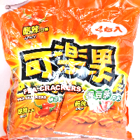 YOYO.casa 大柔屋 - Pea Crackers Spicy Flavoured,48G*4 YOYO.casa 大柔屋 - Pea Crackers Spicy Flavoured,48G*4