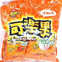 YOYO.casa 大柔屋 - Pea Crackers Spicy Flavoured,48G*4 