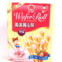 YOYO.casa 大柔屋 - Wafer Roll Strawberry Flavoured,198g 