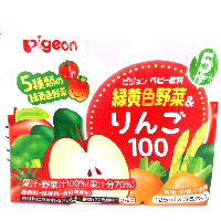 YOYO.casa 大柔屋 - Pigeon野菜蘋果汁3包裝,125ml*3s 