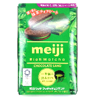 YOYO.casa 大柔屋 - Meiji Rich Matcha Chocolate Sandwich,96g 