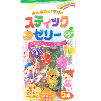 YOYO.casa 大柔屋 - Ribon 100% Juice Stick Jelly (18 Pieces),100g 