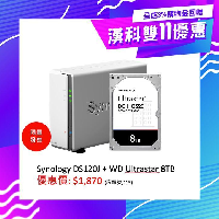 YOYO.casa 大柔屋 - Synology DS120J,WD Ultraster 8TB x1,DS120j WD 8TB 