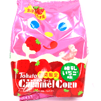 YOYO.casa 大柔屋 - Tohato Caramel Corn Strawberry,77g 