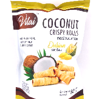 YOYO.casa 大柔屋 - VILAI Coconut Crispy Roll Durian,80g 