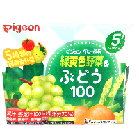 YOYO.casa 大柔屋 - Pigeon黃色提子菜汁3包裝,125ml*3s 