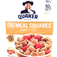 YOYO.casa 大柔屋 - Quaker Oatmeal Squares Honey Nut,411g 