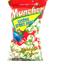 YOYO.casa 大柔屋 - Muncher Beef Coated Green Peas Beef Spicy Flavor,70g 