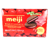 YOYO.casa 大柔屋 - Meiji rich strawberry biscuit,127g YOYO.casa 大柔屋 - Meiji rich strawberry biscuit,127g